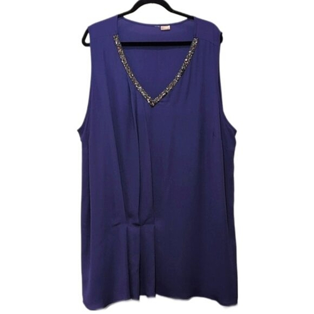 Reitmans Purple Sleeveless Blouse